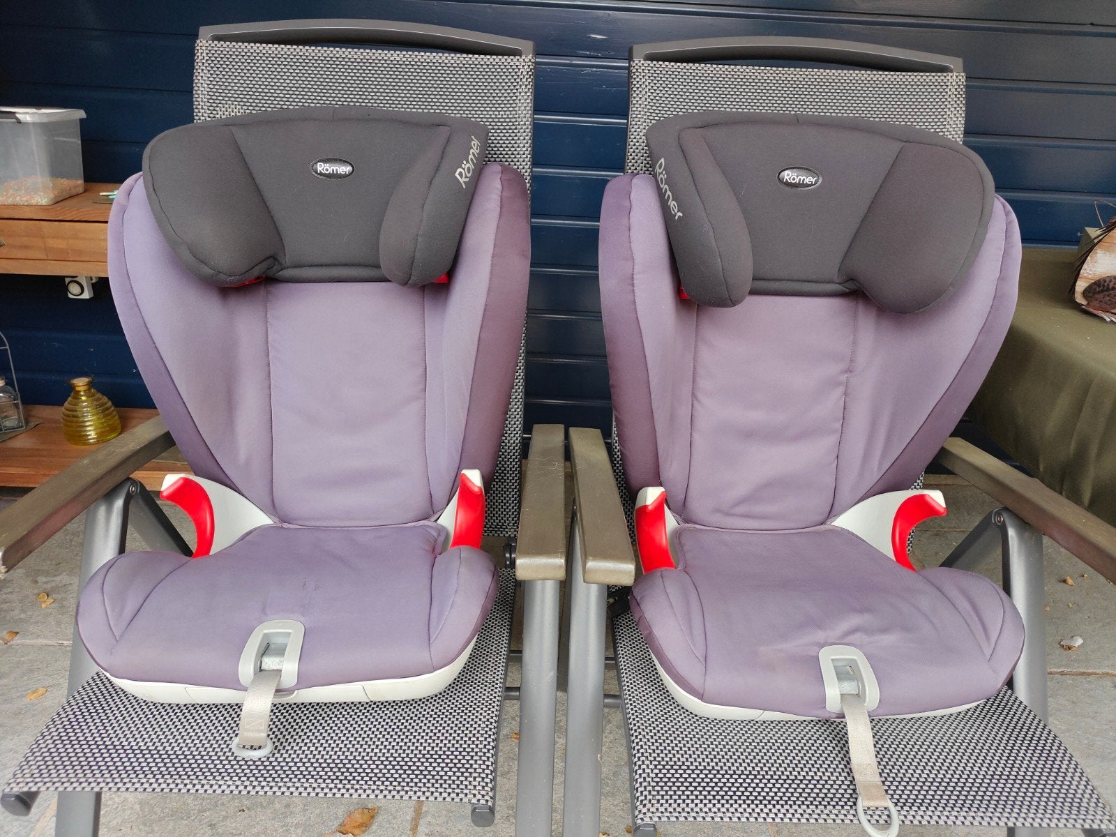 2x Römer Kidfix SL autostoeltjes, Ophalen, Romer, 15 t/m 36 kg, Zijbescherming