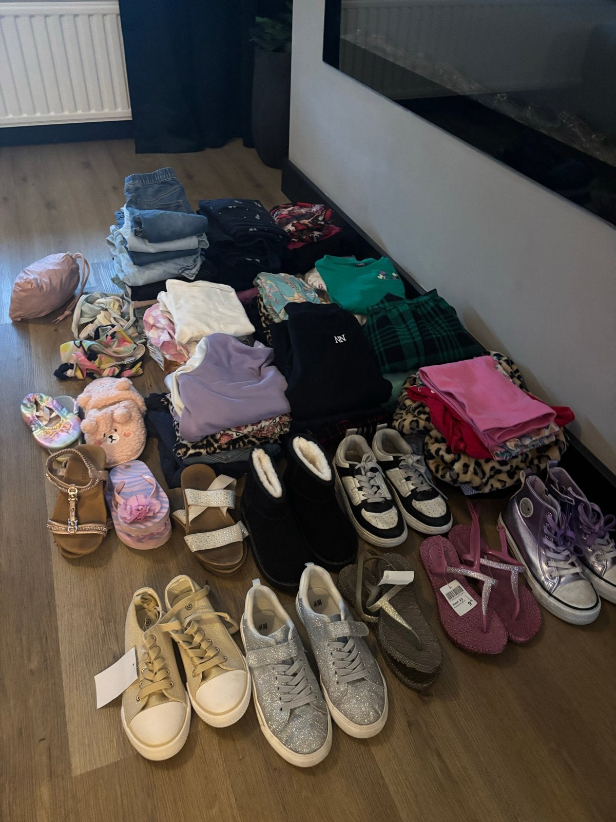 partij meisjeskleding en schoenen, Ophalen of Verzenden, Gebruikt, Overige maten