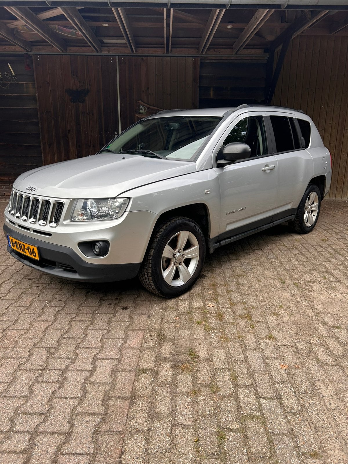 Jeep Compass 2.0 2WD 2013 Grijs, Auto's, 1998 cc, 450 kg, Compass, Handgeschakeld