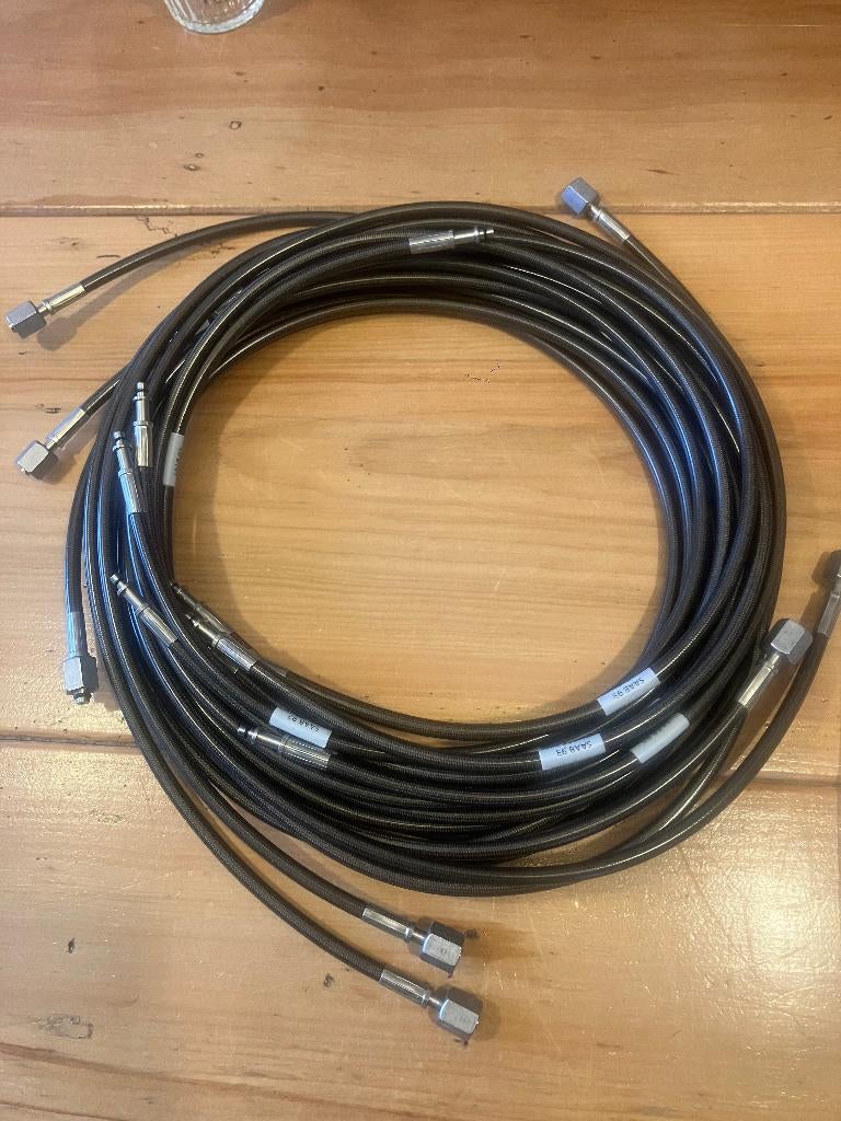 9 delige set cabrio kabels Saab 93 1998-2003, Auto-onderdelen, Besturing, Saab, Nieuw, Ophalen of Verzenden