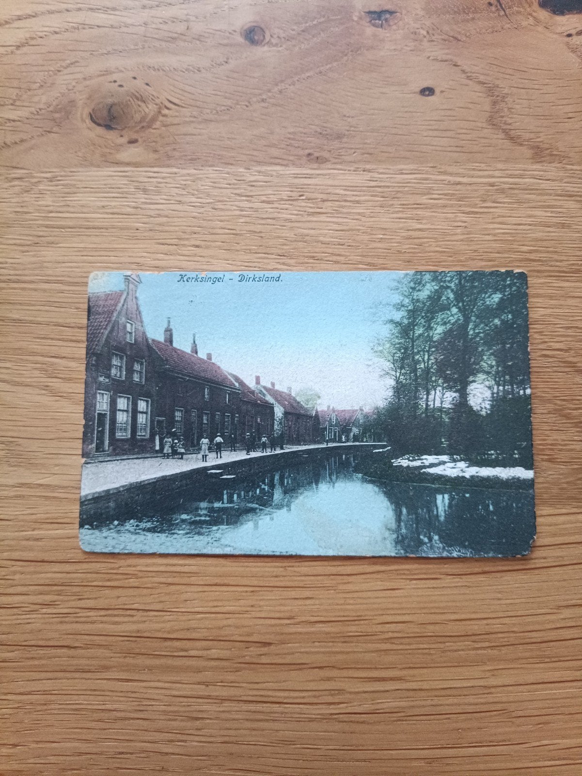 Oude Ansichtkaart Kerksingel - Dirksland, Ophalen of Verzenden, Voor 1920, Gelopen, Zuid-Holland