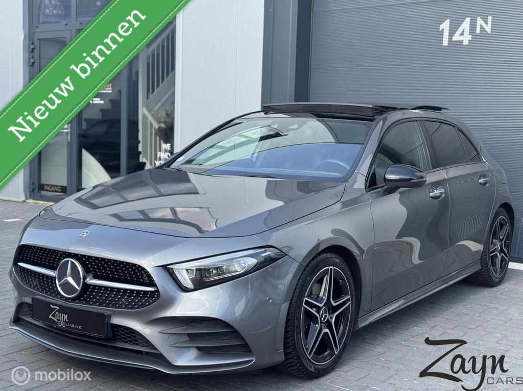 Mercedes A-klasse 200 Launch Edition Premium | Pano | AMG |, Gebruikt, Euro 6, 163 pk, Leder