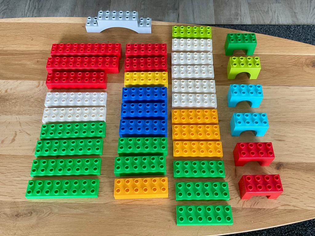 Duplo : Langwerpige Bouwstenen, Ophalen, Gebruikt