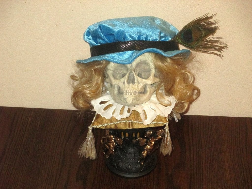 unieke REPLICA Schedel kind RariteitenKabinet art Skull mens, Antiek en Kunst, Curiosa en Brocante, Ophalen of Verzenden