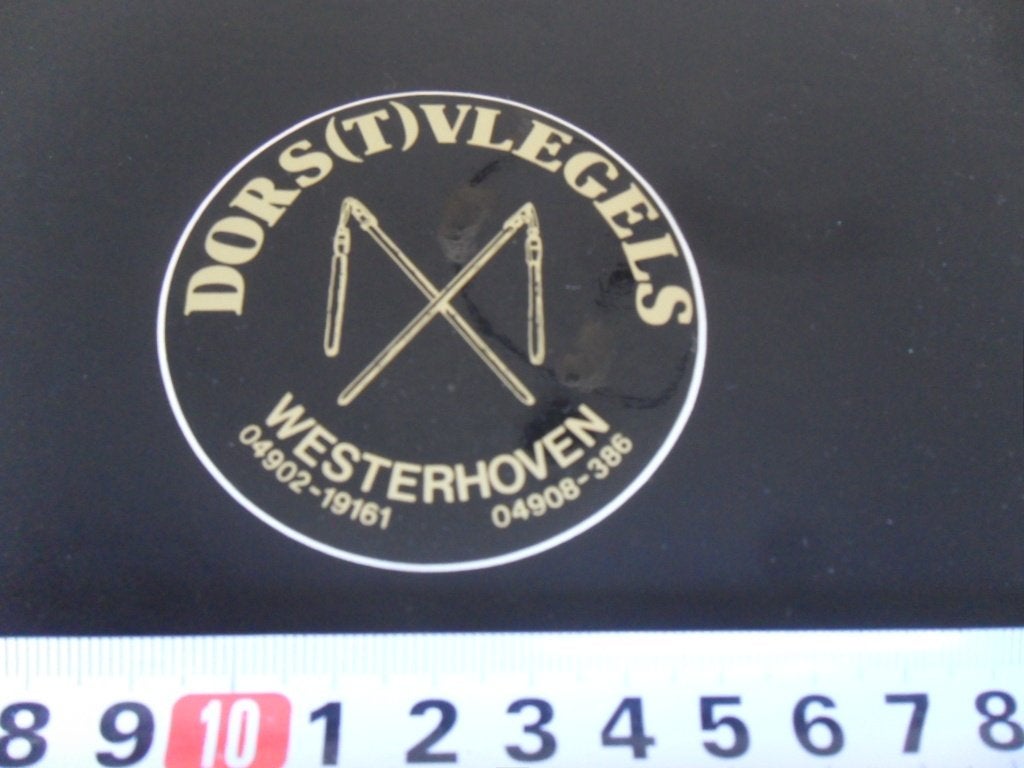 sticker Westerhoven DORS(T)VLEGELS, Ophalen of Verzenden, Zo goed als nieuw