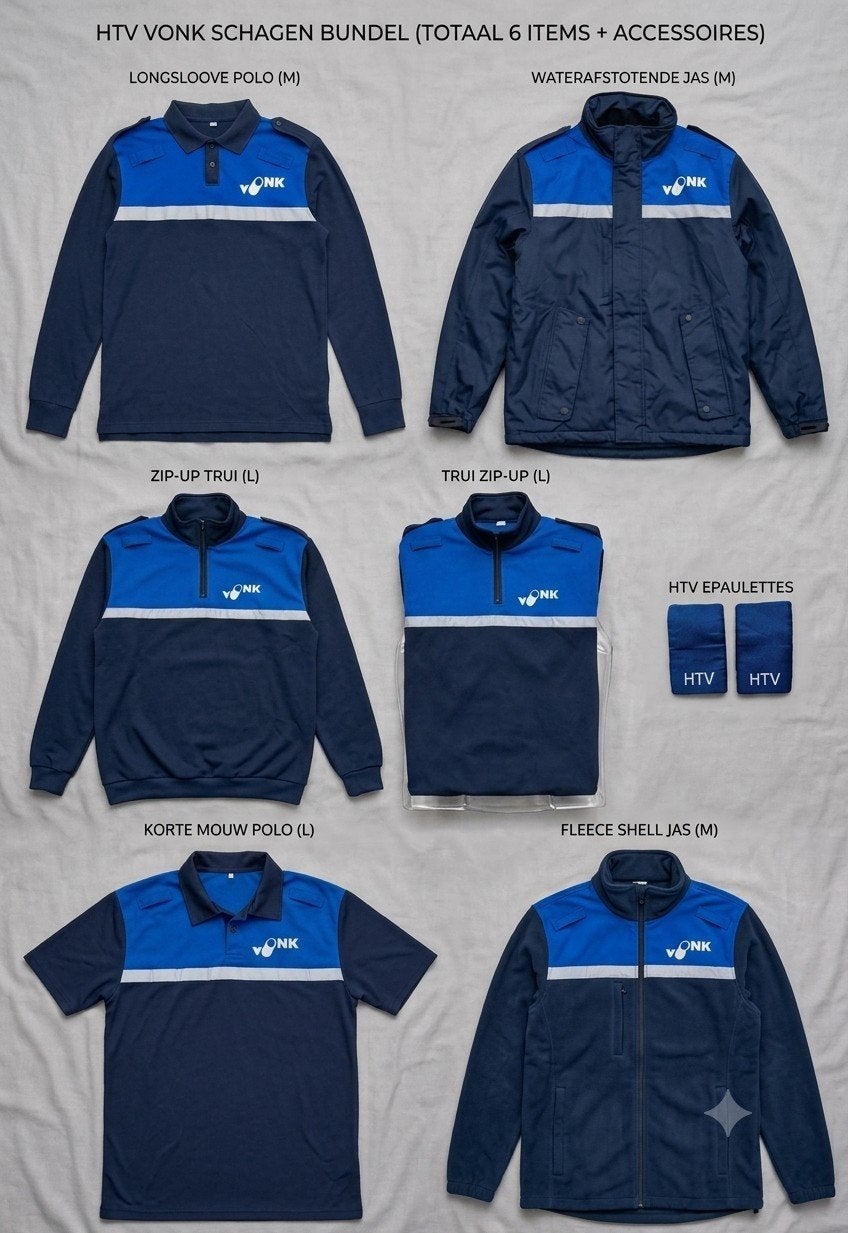 HTV Uniformpakket Vonk Schagen (Jassen, Truien, Polo's), Ophalen of Verzenden, Zo goed als nieuw