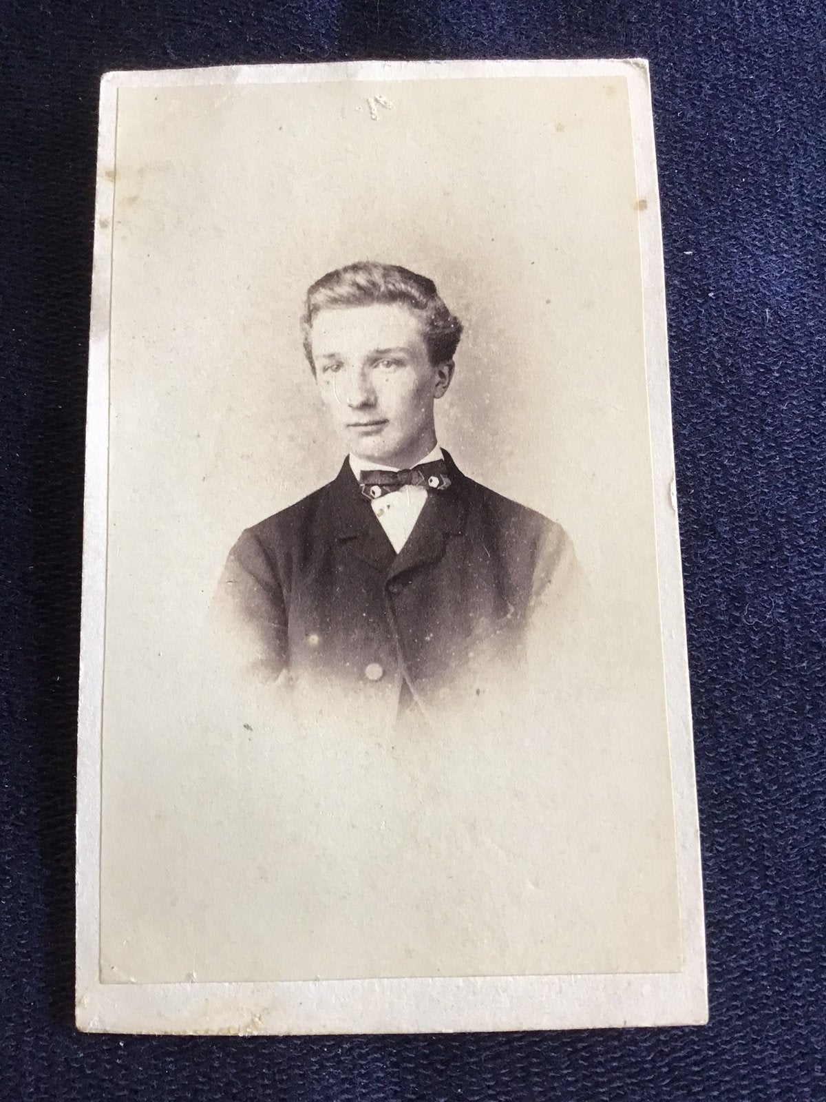 CDV, Jongeman, J.C. REESINCK, ZUTPHEN, oud, dun karton, Ophalen of Verzenden, Voor 1940, Gebruikt, Foto