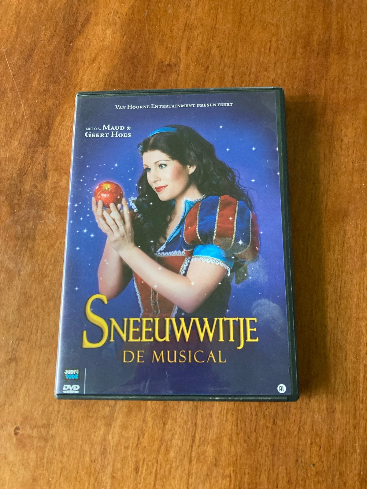 Sneeuwwitje De Musical DVD - Maud & Geert Hoes, Alle leeftijden, Ophalen of Verzenden, Gebruikt, Concert
