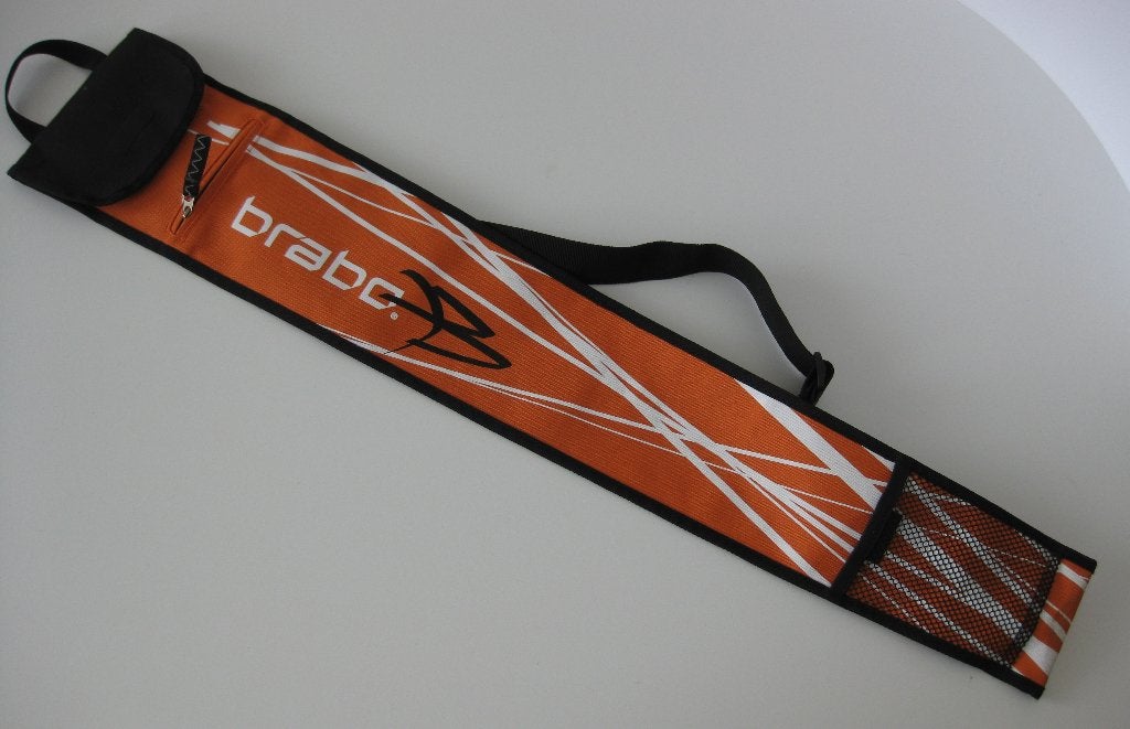 Brabo Hockeysticktas zwart/oranje canvas 90 cm, Ophalen of Verzenden, Zo goed als nieuw, Tas