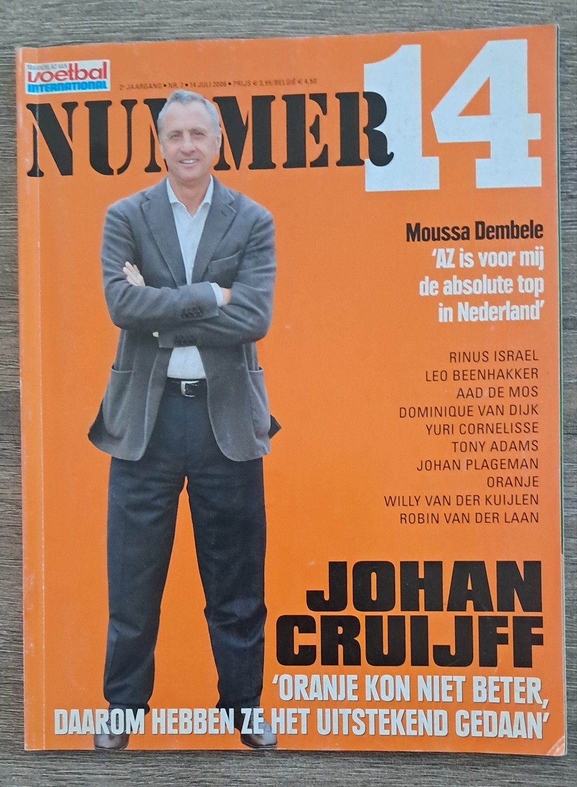 Voetbal International Nummer 14 - Johan Cruijff, Ophalen of Verzenden, Ajax