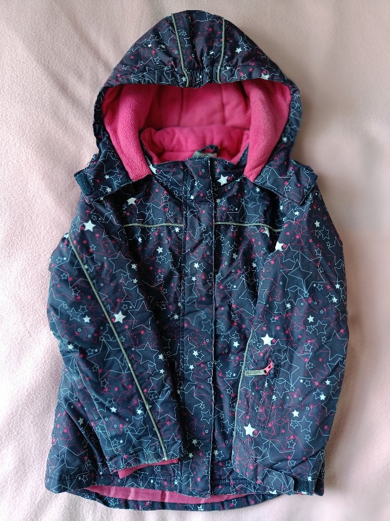 Winterjas voor meisjes, Kinderen en Baby's, Kinderkleding | Maat 128, Topolino, Meisje, Ophalen of Verzenden, Zo goed als nieuw