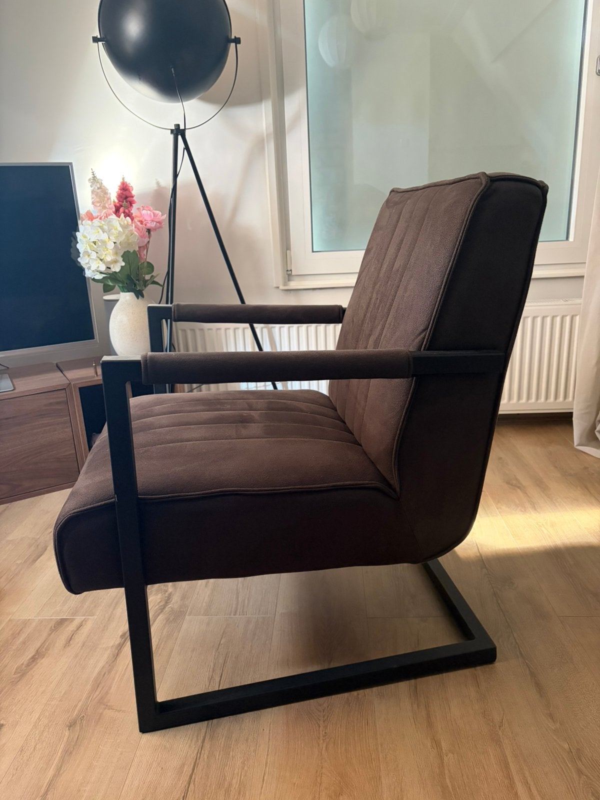 2x Lounge stoel, Ophalen, Gebruikt, Minder dan 75 cm, Stof