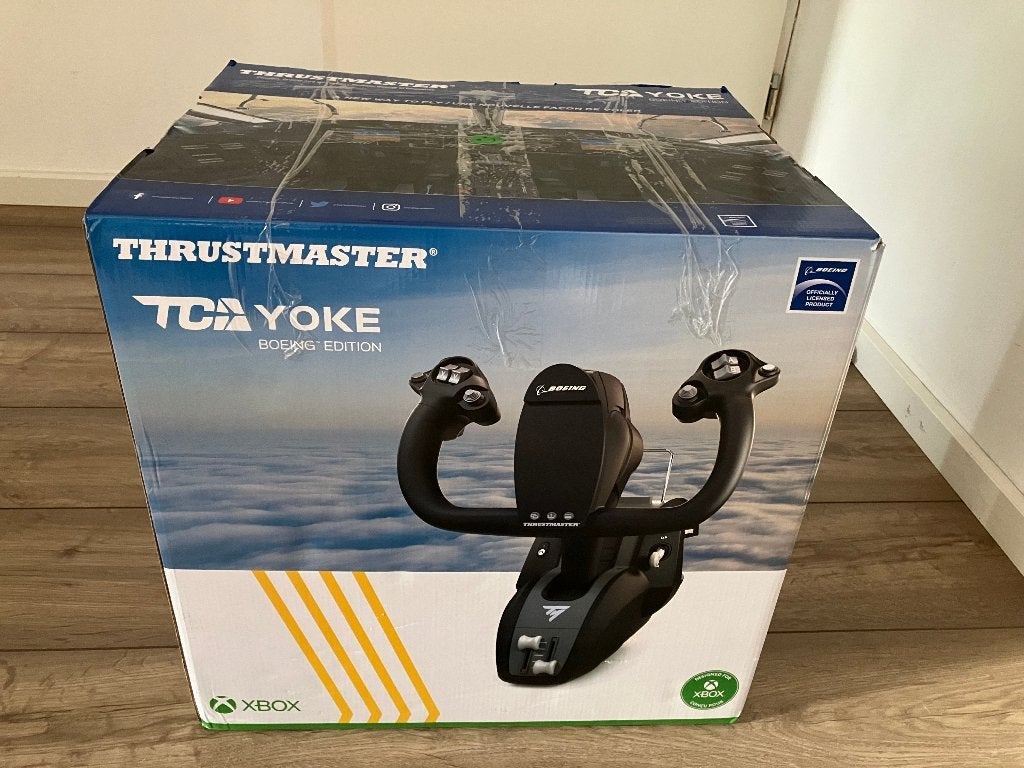 Thrustmaster TCA Yoke Boeing Edition, Computers en Software, Ophalen of Verzenden, Zo goed als nieuw, Thrustmaster TCA
