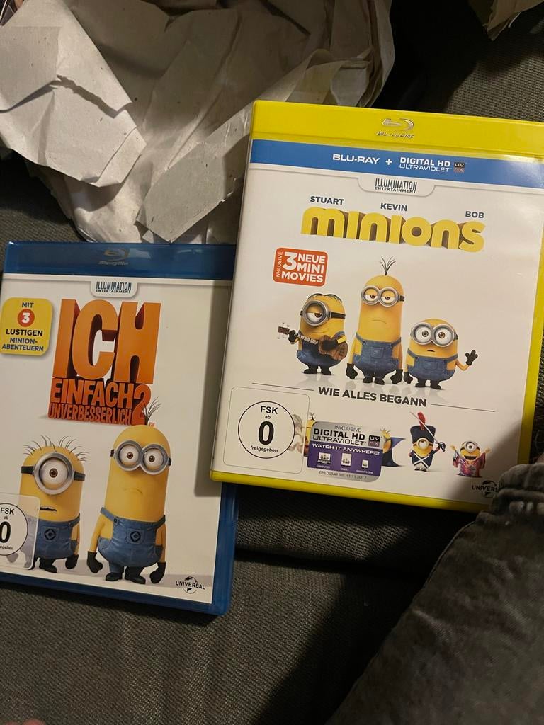 Minions & Verschrikkelijke Ikke 2 Blu-ray (Duits), Alle leeftijden, Ophalen of Verzenden, Zo goed als nieuw, Komedie