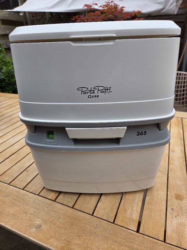 chemisch toilet porta potti, Caravans en Kamperen, Ophalen, Zo goed als nieuw