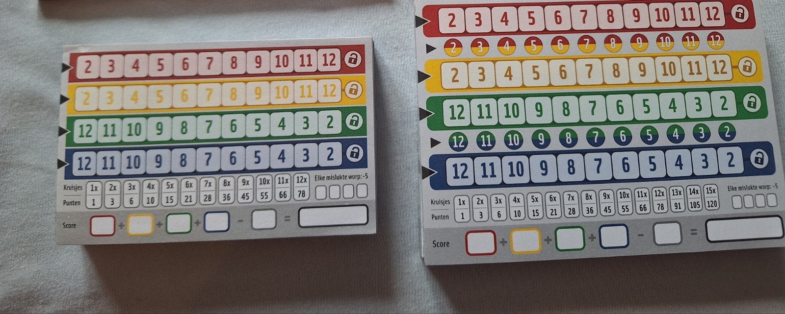 Qwixx scoreblokken, Ophalen of Verzenden, Nieuw