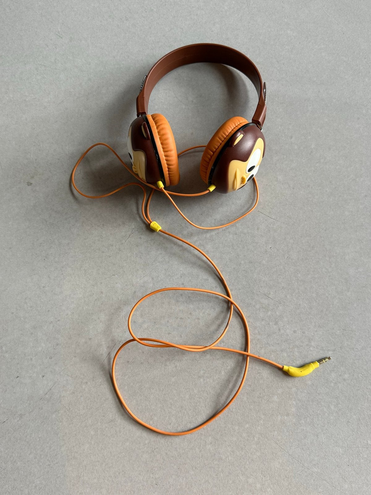 Leuke kinder koptelefoon - Kazoo Aap design, On-ear, Ophalen of Verzenden, Overige merken, Bruin