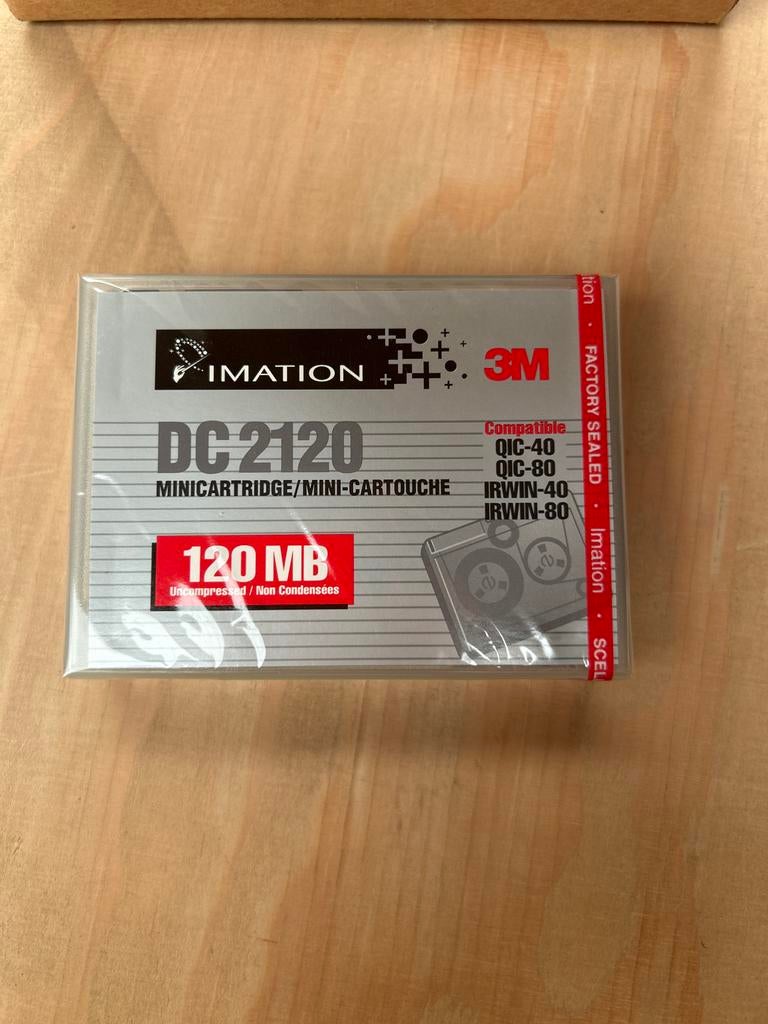 Imation DC 2120 Minicartridge 120 MB - Nieuw in doos, Intern, 3m, ., Nieuw