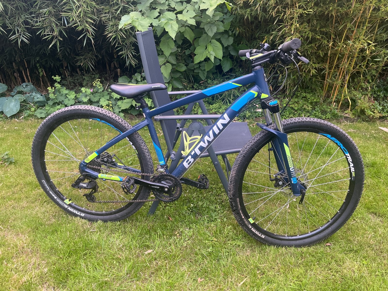 B'Twin Rockrider 520 Mountainbike - Zo goed als nieuw, Fietsen en Brommers, Fietsen | Mountainbikes en ATB, Hardtail, Heren, Zo goed als nieuw