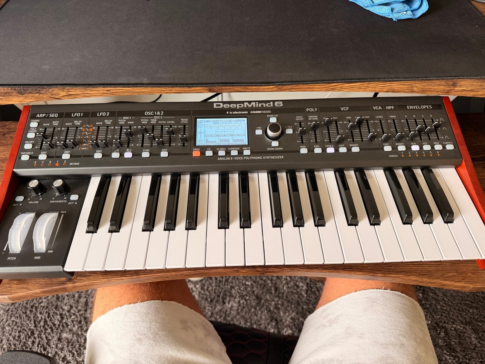 Behringer DeepMind 6 Analog Synthesizer, Muziek en Instrumenten, Synthesizers, Zo goed als nieuw, Met midi-aansluiting, Ophalen