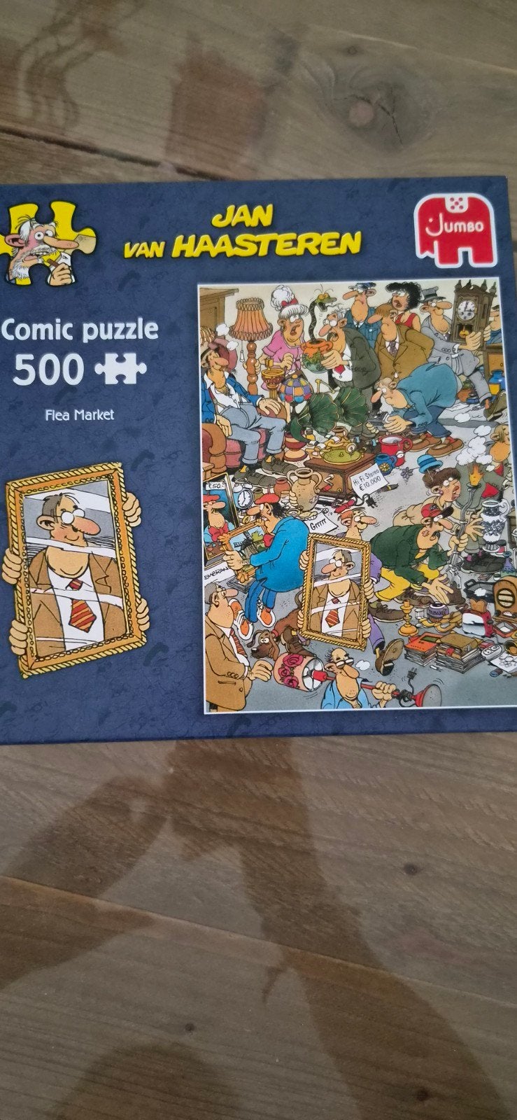 Jan van Haasteren puzzel - Vlooienmarkt - 500 stukjes, Ophalen, 500 t/m 1500 stukjes, Gebruikt, Legpuzzel