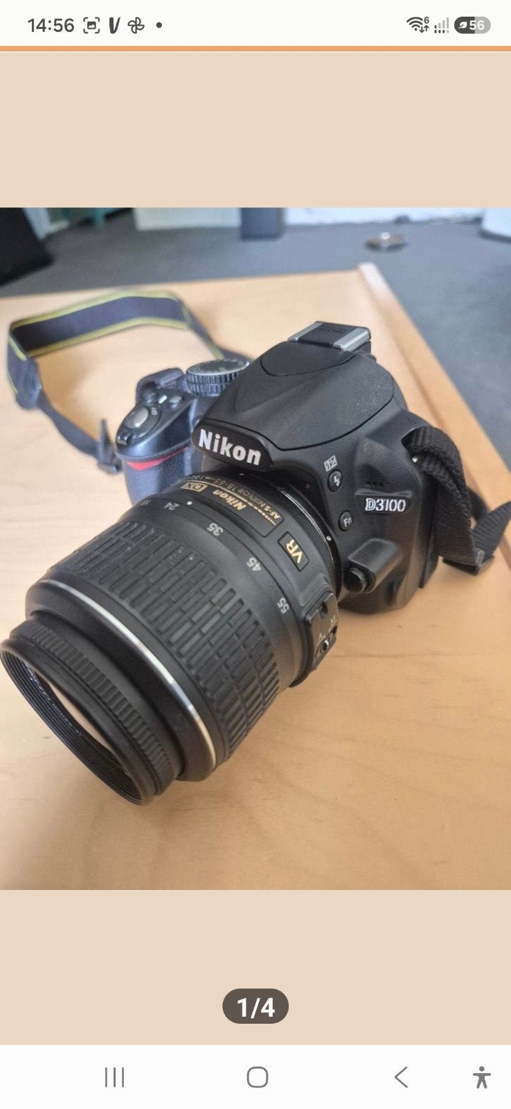 Nikon D3100, Ophalen of Verzenden, Zo goed als nieuw, Spiegelreflex, Nikon