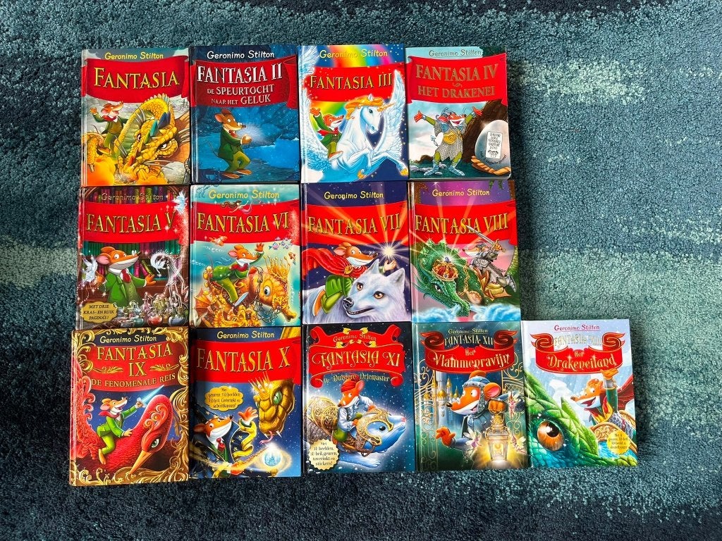 Fantasia boeken deel 1 t/m 13 van Geronimo Stilton, Boeken, Geronimo Stilton, Ophalen of Verzenden, Zo goed als nieuw, Fictie