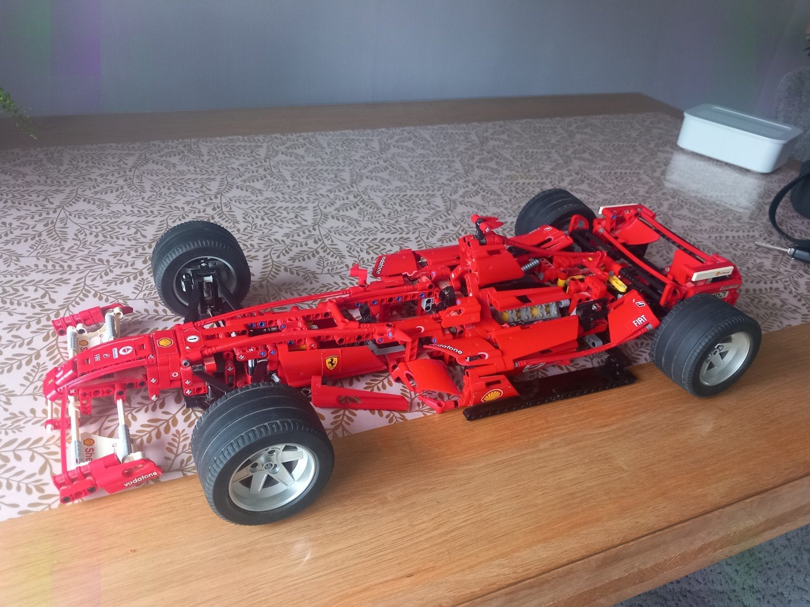 lego technic racer 8674 Ferrari, Lego, Ophalen of Verzenden, Zo goed als nieuw, Compleet