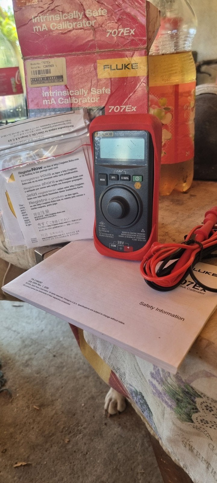 Fluke 707Ex intrinsically safe mA calibrator, Ophalen of Verzenden, Nieuw, Multimeter