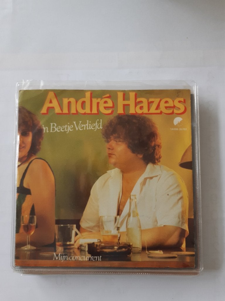 André Hazes  , 'n beetje verliefd, Cd's en Dvd's, Vinyl Singles, Ophalen of Verzenden, Gebruikt, Nederlandstalig