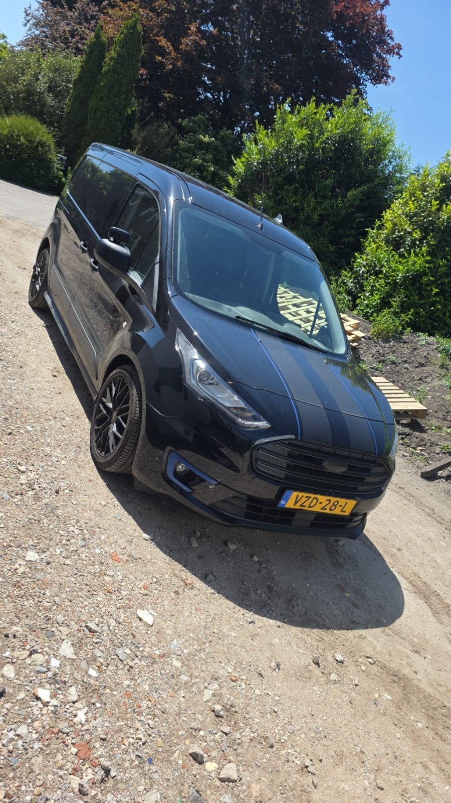 Ford Transit Connect L2 1.5 Ecoblue, Auto's, Voorwielaandrijving, 4 cilinders, Zwart, Bedrijf