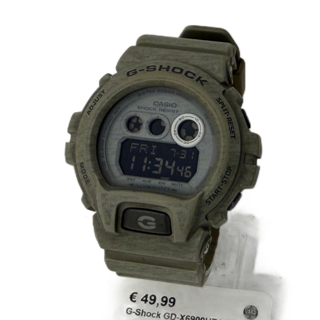 G-Shock GD-X6900HT Horloge Groen | Met garantie, Dordrecht@usedproducts.nl, Toulonselaan 72, Ophalen of Verzenden, Zo goed als nieuw