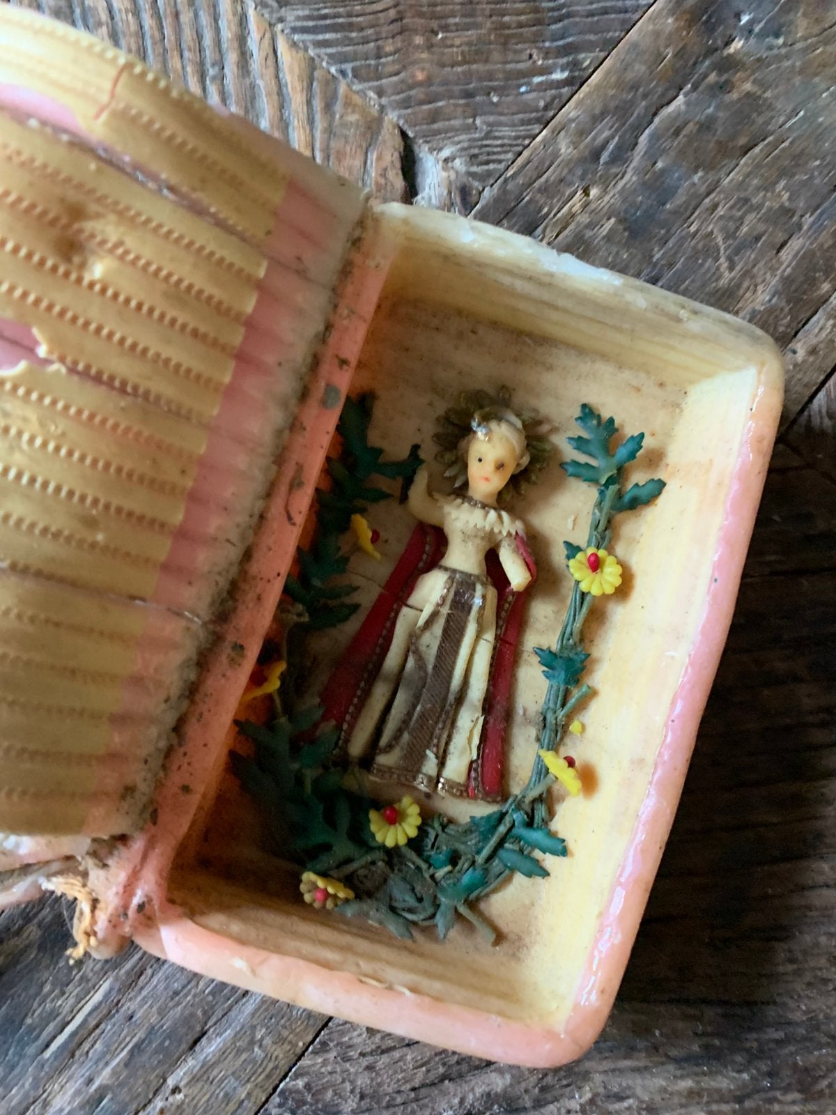 Museaal duitsland klooster werk volkskunst kind jezus kerst, Antiek en Kunst, Ophalen of Verzenden