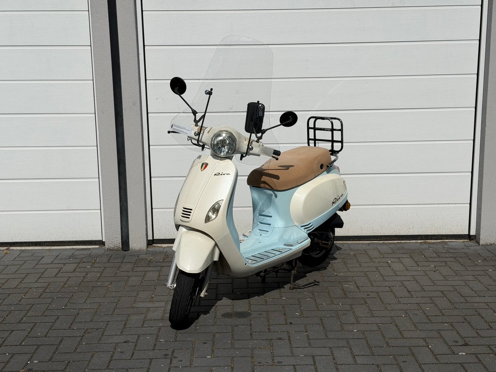Scooter BTC Riva - Geel kenteken - Weinig kilometers - 2011, Ophalen, Maximaal 45 km/u, Zo goed als nieuw, Benzine