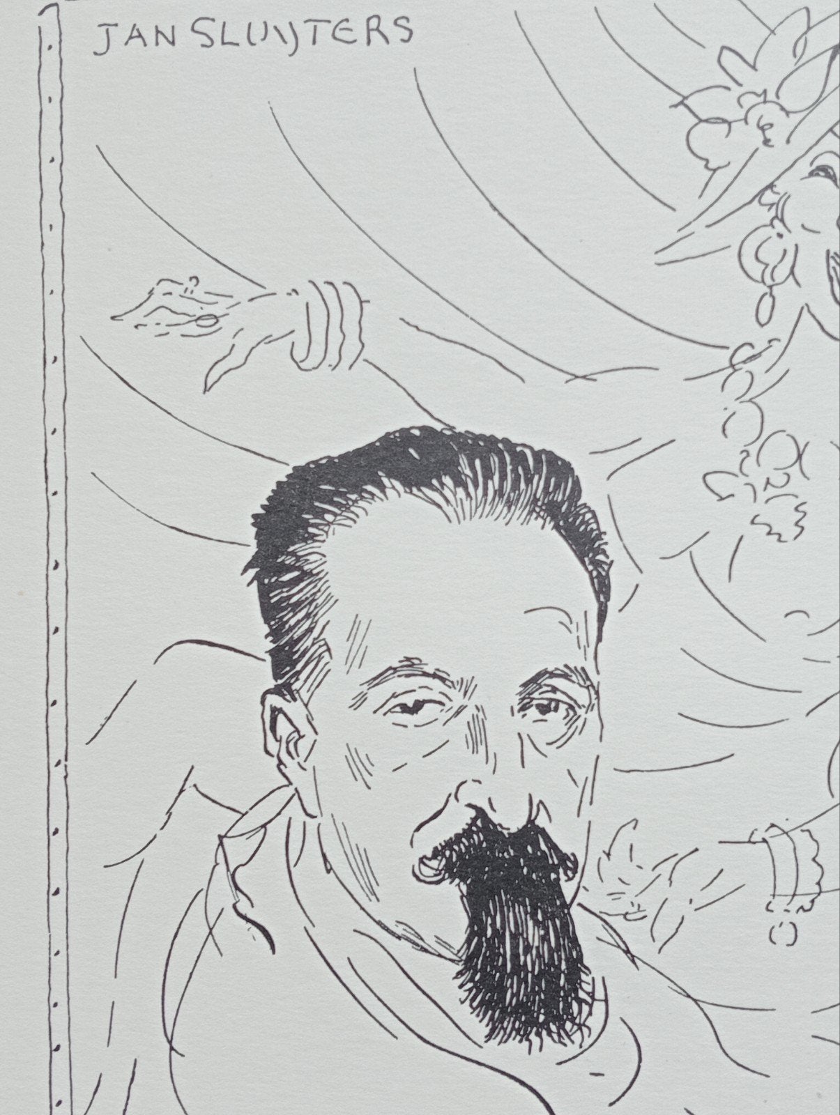 Willem van Schaik litho 1937 portret Jan Sluijters Sluyters, Ophalen of Verzenden, Voor 1940, Gebruikt
