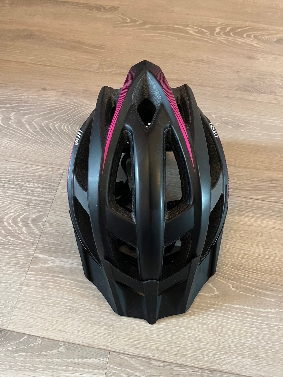 BBB Fietshelm Zwart/Roze - Maat M, Ophalen, Zo goed als nieuw, M, Heer of Dame