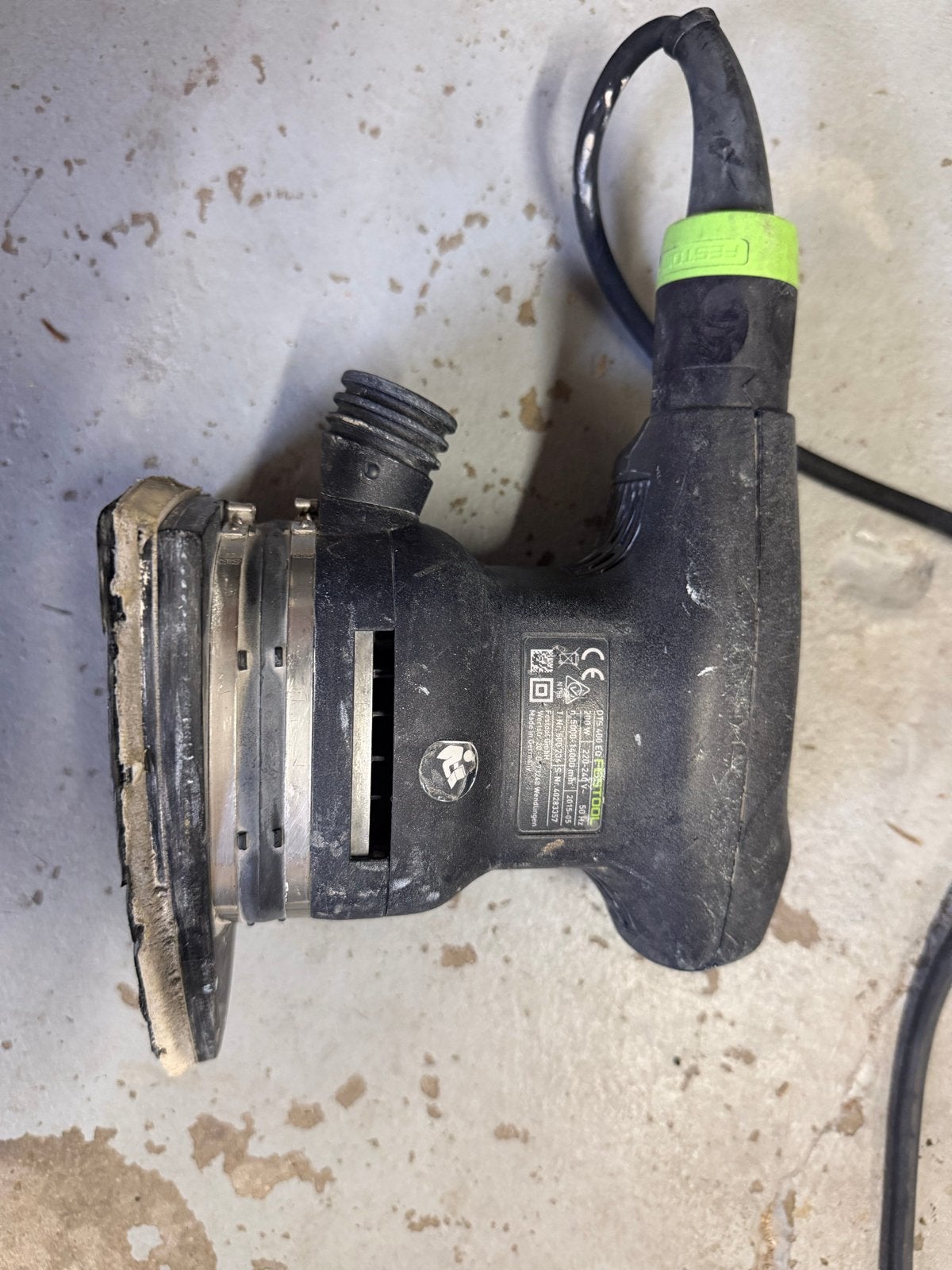 Festool DTS 400 EQ Deltaschuurmachine, Doe-het-zelf en Verbouw, Gereedschap | Schuurmachines, Ophalen, Gebruikt, Minder dan 600 watt