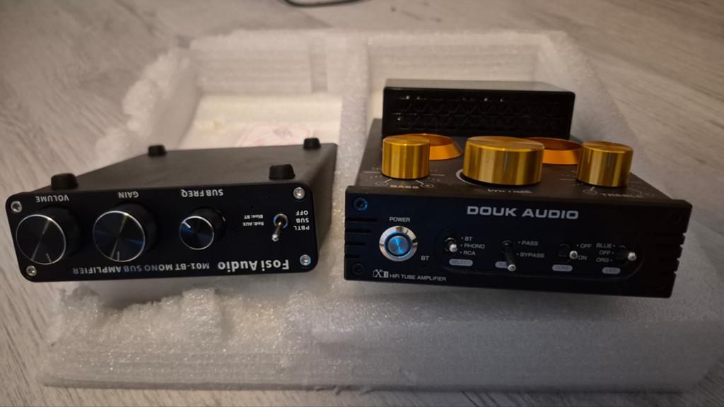 Douk Audio X1 Tube Amplifier + Fosi Audio M01-BT Sub Amplifi, Ophalen of Verzenden, Overige typen