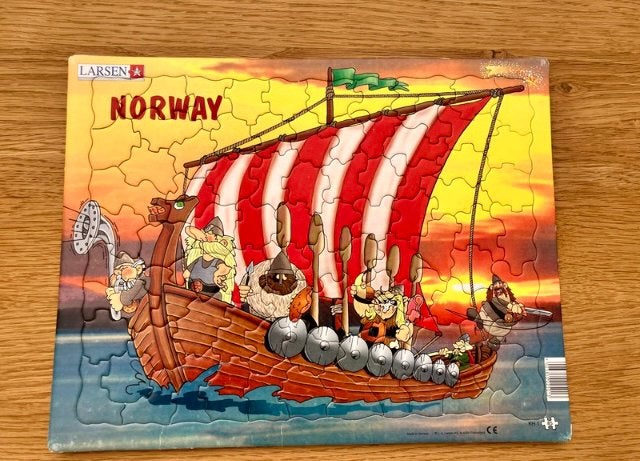 Puzzel uit Noorwegen met vikingen, Ophalen of Verzenden, Meer dan 50 stukjes, Nieuw, 6 jaar of ouder