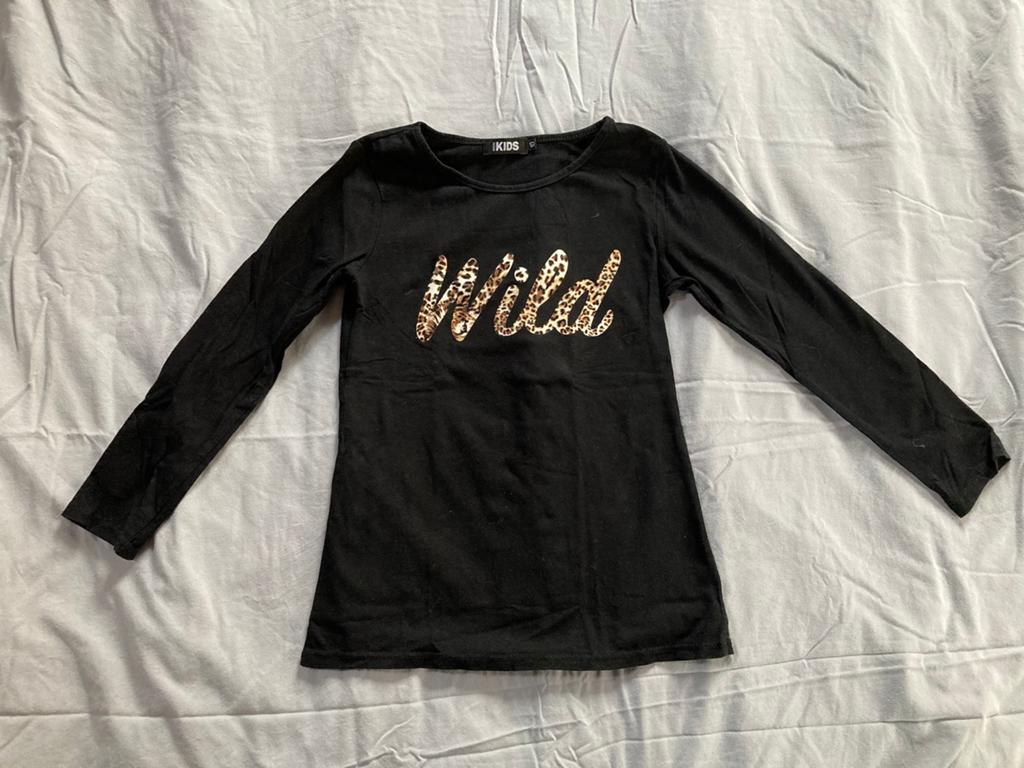 Longsleeve Wild Europe Kids maat 140 (10) panterprint, Ophalen of Verzenden, Zo goed als nieuw, Meisje, Shirt of Longsleeve