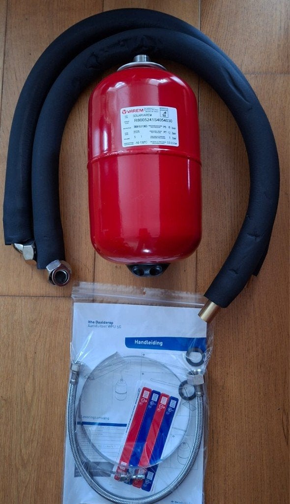 Nieuwe aansluitset incl. Expansievat WPU 5G itho Daalderop, 30 tot 80 cm, Overige typen, Nieuw, Minder dan 60 cm
