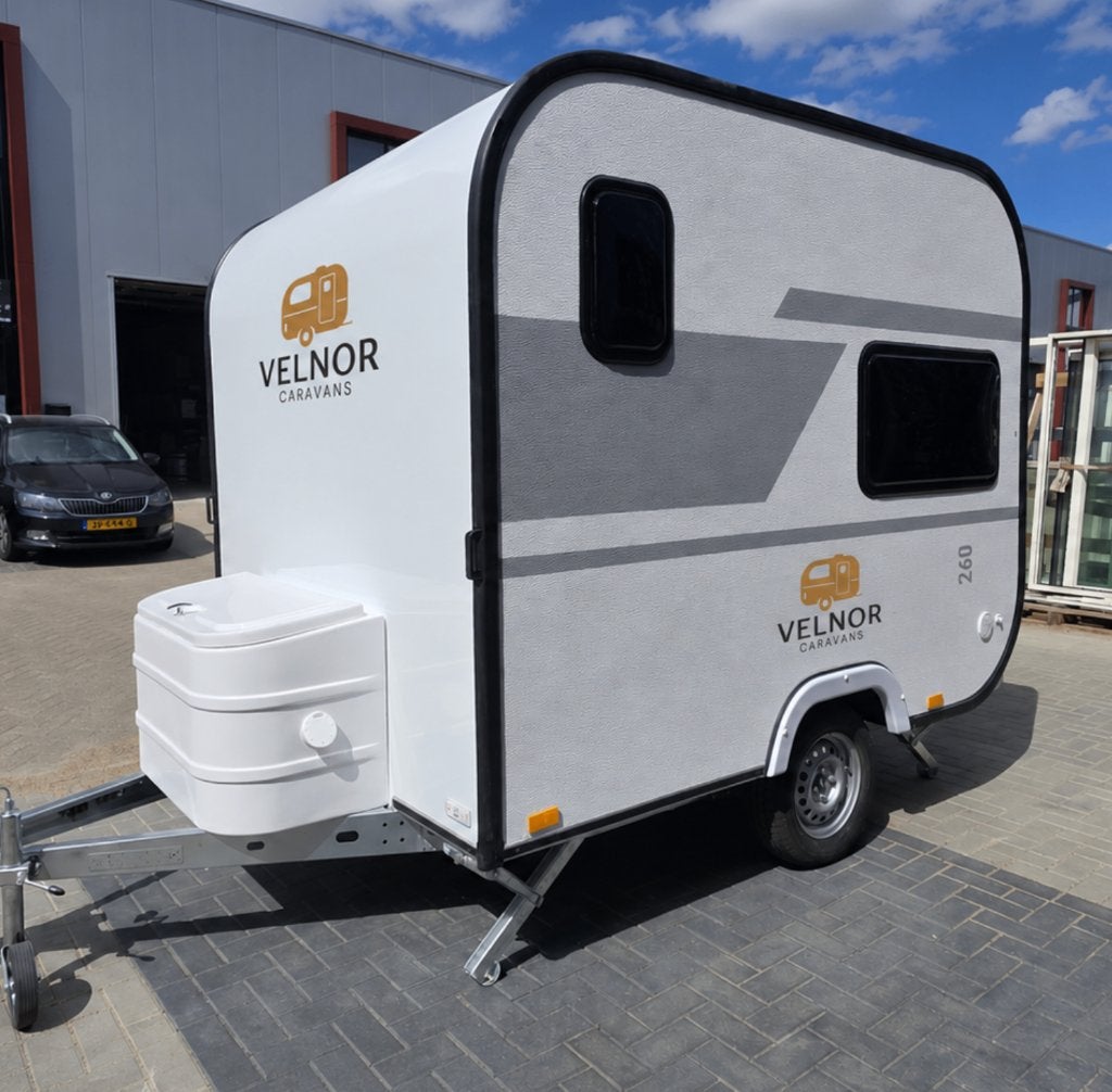 Caravan 2-3 pers - Direct leverbaar - 2.60 x 2.00m - Nieuw, Overige merken, Standaardzit, Overige typen, Tot en met 3