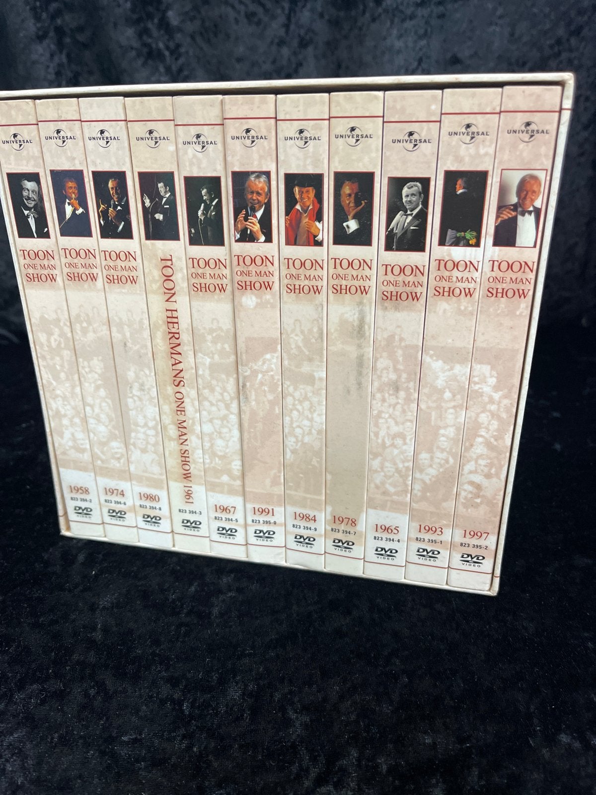 Toon Hermans One Man Shows 1958-1997 DVD Boxset, Alle leeftijden, Toon Hermans, Zo goed als nieuw, Verzamelbox of complete uitgave