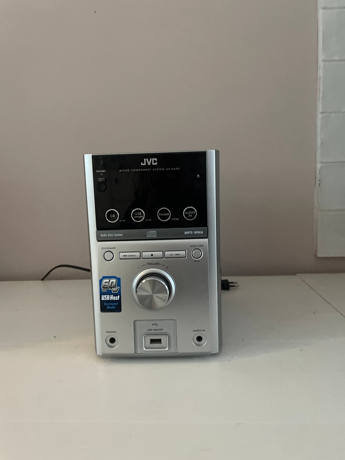 JVC Micro Component System UX-G393 met CD, Radio en USB, Gebruikt, JVC, Ophalen of Verzenden, Microset
