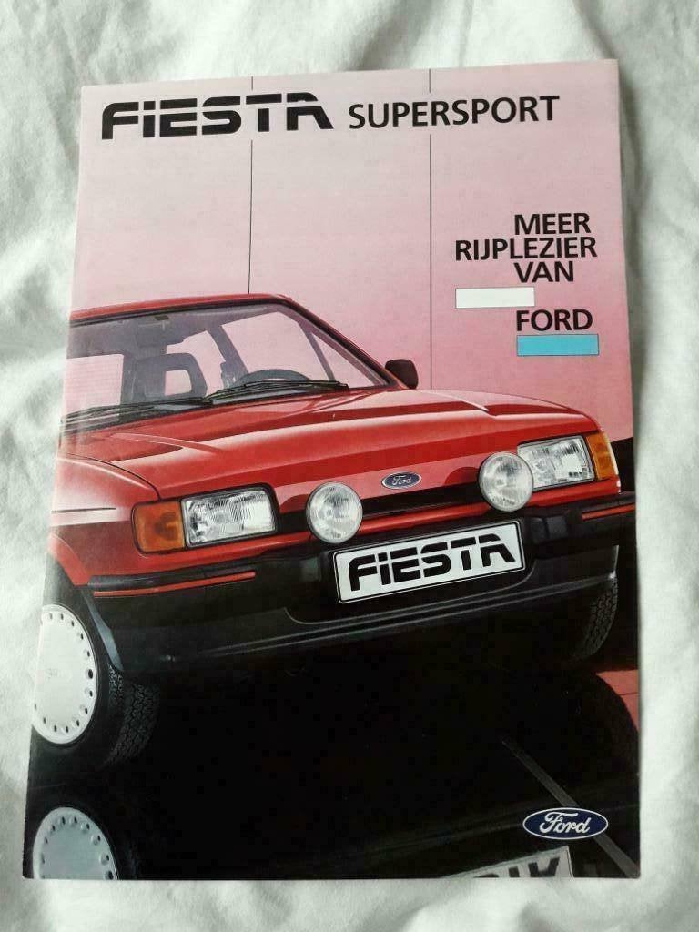 FORD FIESTA SUPERSPORT 1988, Ophalen of Verzenden, Zo goed als nieuw, Fiesta, Ford