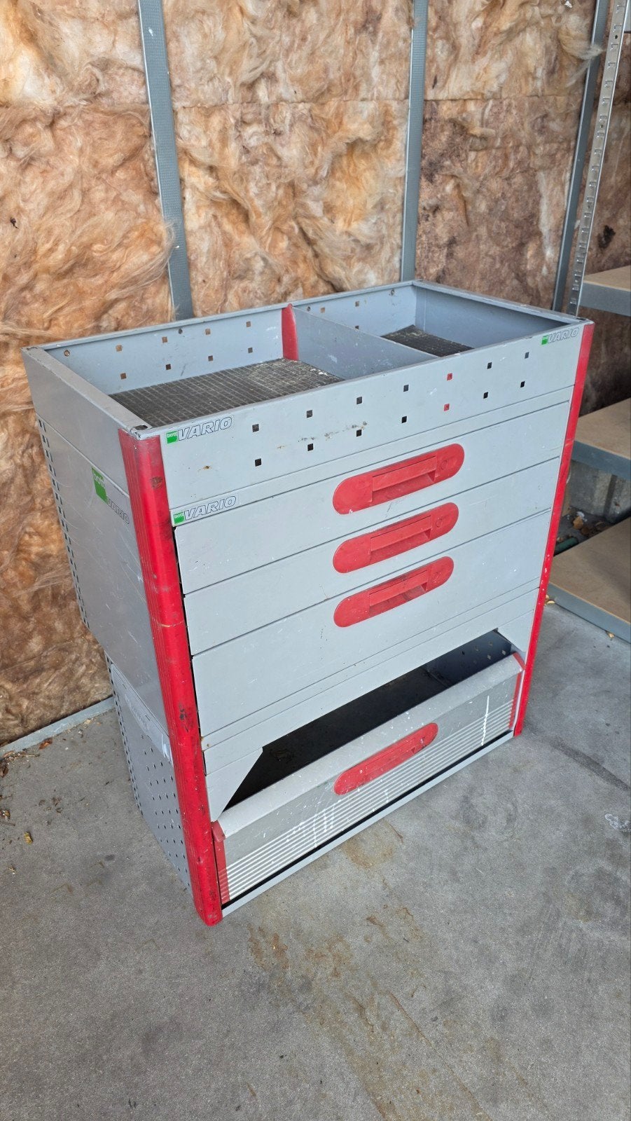 Bott Vario Aluminium Ladekast Bedrijfswagen 3 Lades Klep, Ophalen