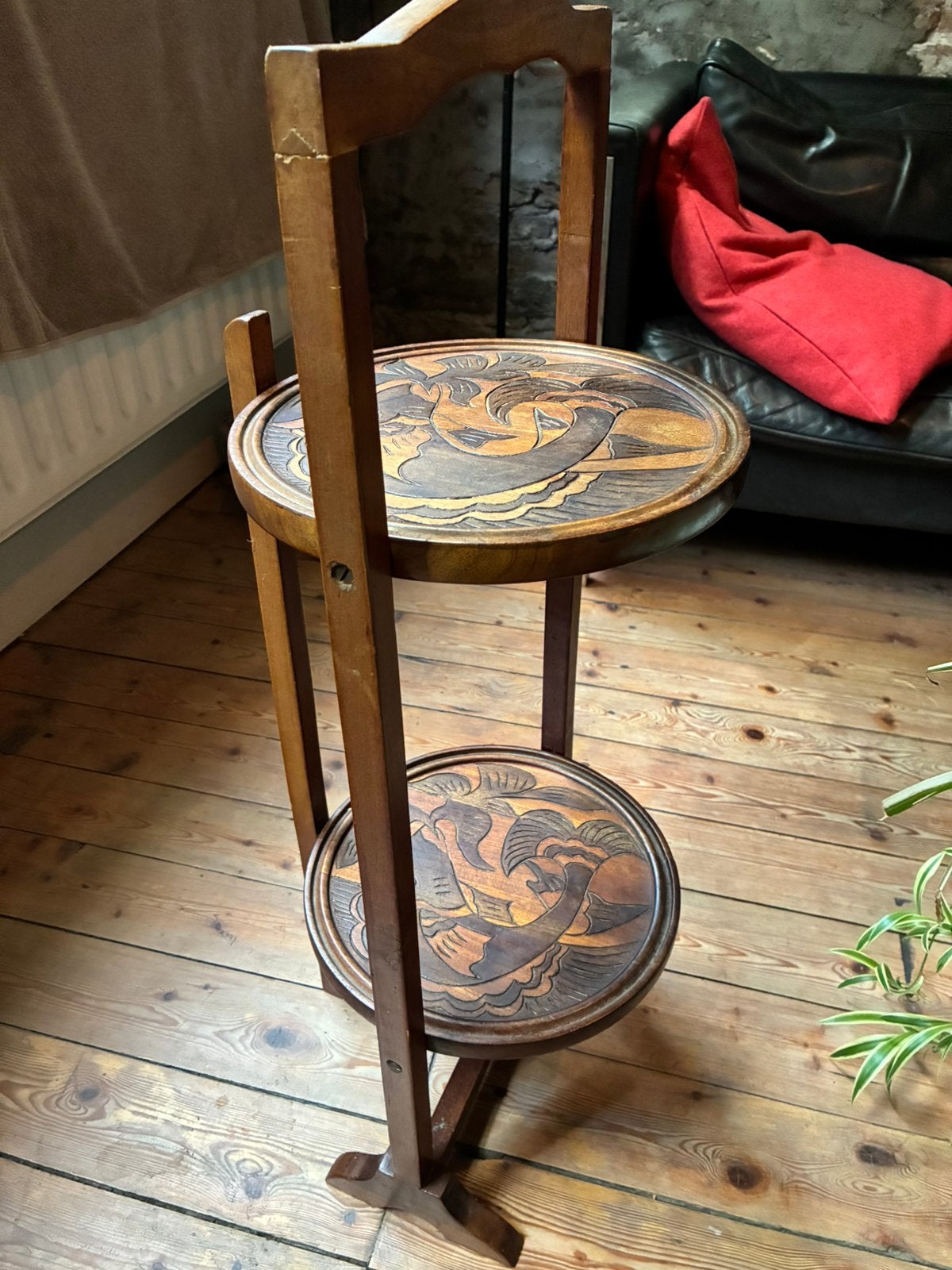 Wooden side table, Ophalen, Zo goed als nieuw