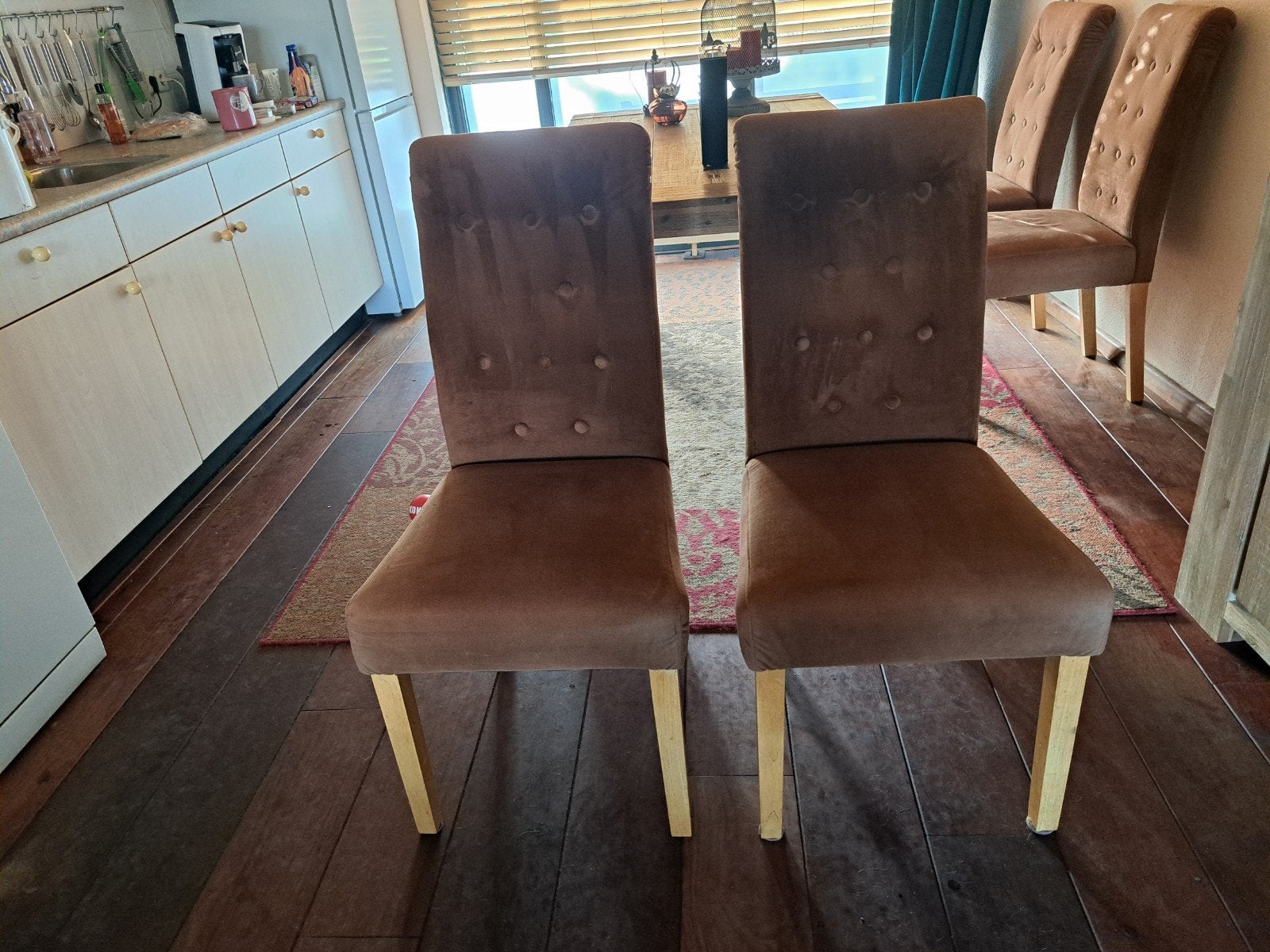 eetkamerstoelen, Ophalen of Verzenden, Gebruikt, 4 tot 6 stoelen