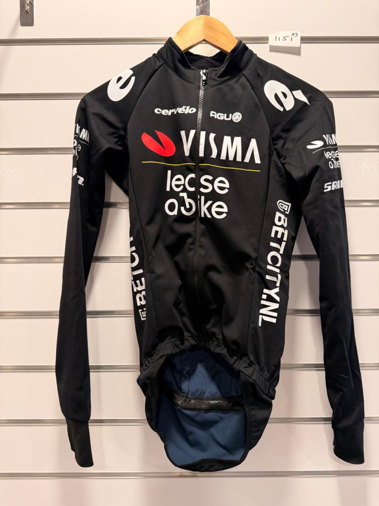 Visma Lease a Bike Regenjas Maat M - Officieel Teamkleding, Fietsen en Brommers, Nieuw, Ophalen of Verzenden, Bovenkleding, Heren