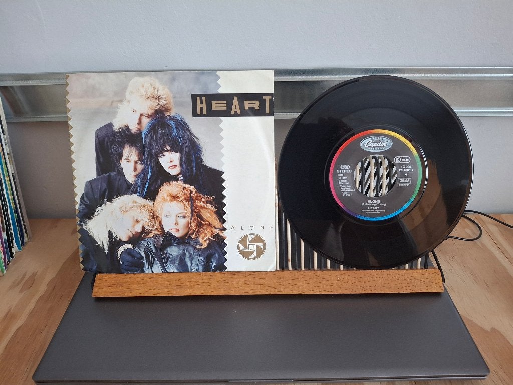 Heart-Alone/Barracuda(809) 3 euro vaste prijs, Cd's en Dvd's, Vinyl Singles, 7 inch, Single, Ophalen of Verzenden, Zo goed als nieuw